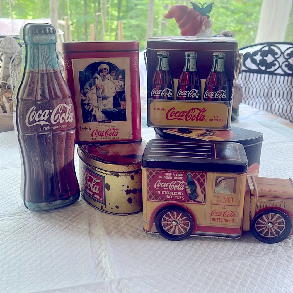 Vintage Coca-Cola Tins